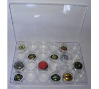 SAFE BOX CON 24 SCATOLE TAPPO A VITE PER TAPPI - CHAMPAGNE - CAPSULE DI SPUMANTE