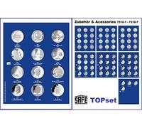 SAFE Fogli complementari per album TOPset 7310 per monete da 10 euro senza capsule (7310-4)
