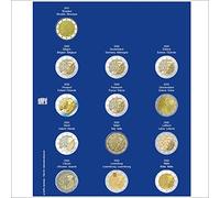 SAFE Foglio complementare n. 7822-30 per monete da 2 Euro Vintage 2021 2022 | adatto per l'album Topset
