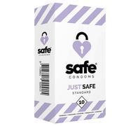 Preservativi Standard alla Vaniglia SAFE Just Safe (Confezione da 10 pezzi)