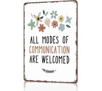 Safe Space for All Voices Aluminum Wall-Art 8 X 12