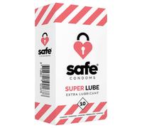 Preservativi SAFE Super Lubrificati - extra scivolosi (10 pezzi)
