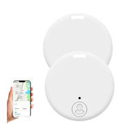 Safe Sync GPS Tracker, Safesync GPS Tracker, Vehicles Tracker Device Hidden for Car, Mini Magnetic Tracker, for Vehicles, Cars, Trucks (White * 2)