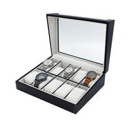 SAFE VALIGETTA CASSETTA COFANETTO PORTAOROLOGI "MARTIGNY" PER 10 OROLOGI