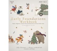 SafeAIKids Christmas STEM & Logic Workbook (Ages 3-4) - Montessori Learning & Screen-Free Fun for Preschoolers: Festive puzzles, creative challenges, ... curious toddlers to spark early STEM skills.