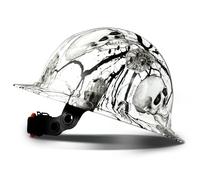 SAFEBUILDER SBD-G1C Casco di sicurezza a tesa intera in HDPE, ventilato, approvato OSHA, modello in fibra di carbonio, certificato ANSI/ISEA Z89.1 (SHH Full Brim Hard Hat)