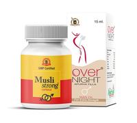 Safed Musli Erboristico Integratore per Uomo Vigore & Vitality Supporto Con Olio