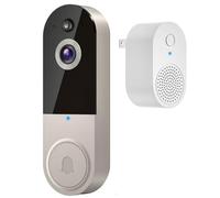 Safedoorbell The Smarter Way To Protect Your Home, Safe Doorbell Camera Wireless, Smart Doorbell Cameras, With Motion Detection, Night Vision(white)