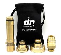 SAFEFILL Adattatori Per Bombole Gas Set Europa Kit 4 Viaggio Con Borsa Nuovo
