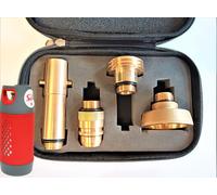 SAFEFILL UK BAYONET ESTENSIONE + 3 ADATTATORI PER L'EUROPA + Custodia