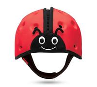 SafeheadBABY Casco di sicurezza per bambini pluripremiato per gattonare e camminare Caschi di protezione per la testa del bambino Traspiranti ed espandibili - Coccinella Rosso