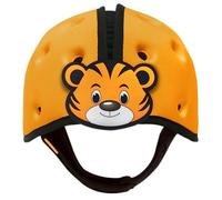 SafeheadBABY Casco di sicurezza per bambini pluripremiato per gattonare e camminare Caschi di protezione per la testa del bambino Traspiranti ed espandibili Arancio Tigre