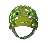 SafeheadBABY Casco di sicurezza per bambini pluripremiato per gattonare e camminare Caschi di protezione per la testa del bambino Traspiranti ed espandibili - Dino Verde