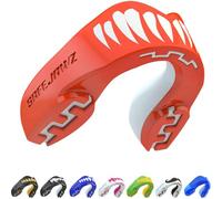 SAFEJAWZ Vestibilità Slim Paradenti Sportivo Adulti e Bambini Contatto Completo per Tutti Gli Sport, tra Cui Rugby, MMA, Hockey, Judo Arti Marziali e Boxe