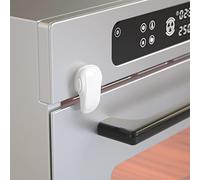 SAFELON 1 Pezzi Baby Safety Oven Door Lock, Double Button Oven Lock per la sicurezza della cucina (Bianco)