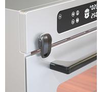 SAFELON 1 Pezzi Baby Safety Oven Door Lock, Double Button Oven Lock per la sicurezza della cucina (Nero)