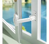 SAFELON 2 Pezzi Aggiornato Regolabile finestra gap size Baby Safety Window Restrictor, Blocco di sicurezza della finestra per bambini e animali domestici (Bianco)