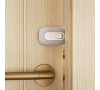 SAFELON Baby Safety Door Pinch Guard, Sicurezza per Bambini, Fermaporta a prova di bambino, Stopper per Bambini, Protezioni per le dita per bambini, No Serews & Tools (2 Pezzi, Grigio)