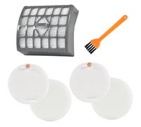 SaferCCTV schiuma & feltro + filtri Hepa compatibili con Shark Rotator Slim Light Lift - Away Verticale Aspirapolvere NV340 / NV341 / NV341Q / NV342Q, Part 1229 FC340 & XHF340 4Pcs