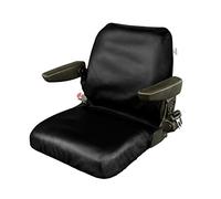 Saferide Mini escavatore coprisedile per escavatore a cucchiaio, in ecopelle, colore nero, M1 (B:38/47 cm - L: 70 cm)