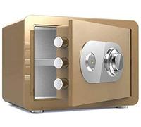 Safes Household Mechanical Lock + Key Deposit Box High Security Steel Vault Anti-Theft Fireproof And Waterproof Electronic Safebox