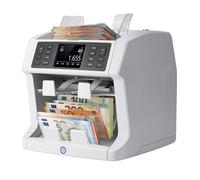 Safescan 2985-SX Contabanconote che conta il valore e ordina le banconote miste - Contabanconote con rilevatore di denaro falso a 7 punti - Contasoldi con opzioni di smistamento
