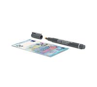 Safescan 30 Penna Verifica banconote false che verifica rapidamente le banconote, Rilevatore di denaro per banconote di carta, Set di 20 penne verifica banconote