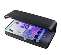 Safescan 75 LED Verifica banconote false con luce UV ultra-luminosa e bianca - Controlla banconote false, carte di credito, documenti d'identità - Tripla rilevazione - Controllo banconote false UV