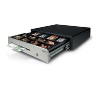 Safescan HD-4141S Cassetto per uso pesante che conserva in sicurezza i contanti, Cassetto con 4 scomparti per banconote e 8 per monete,Con connessione RJ-12, Cassetto robusto di 41 x 41,5 x 11,5 cm