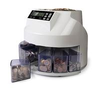 Safescan Contatore monete da 1250 GBP che valuta rapidamente e ordina monete britanniche miste - Separatore di monete per denominazione - Macchina per contare denaro per conteggio continuo delle