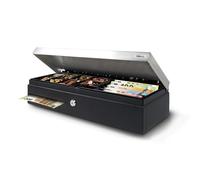SAFESCAN - Cassetto portadenaro flip top sd-4617s in metallo grigio/nero 132-0498