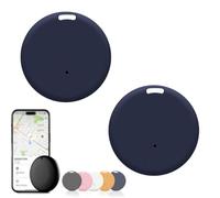 Safesync Gps Tracker, Safe Sync GPS Tracker, real-time location tracker with magnetic case, for Vehicles, Cars, Trucks, Loved Ones, waterproof & magnetic (2 PCS Navy)