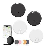 Safesync Gps Tracker, Safe Sync GPS Tracker, real-time location tracker with magnetic case, for Vehicles, Cars, Trucks, Loved Ones, waterproof & magnetic (2 PCS White+2 PCS Black)