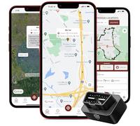 SafeTag Plug - OBD 2 / II Self-Install GPS Tracker, Car, Van, Motorbike etc. 34-220 Countries, Real Time Tracking and Notifications, 7 Day Free