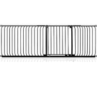 Safetots Cancelletto di Sicurezza Elite, 225cm - 234cm, Nero Opaco, Cancelletto di Sicurezza a Pressione per Scale, Cancelletto per Bambini per Porte, Barriera di Sicurezza, Installazione Facile