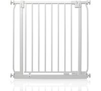 Safetots Cancelletto di Sicurezza Elite, 65,5cm - 74,5cm, Bianco Opaco, Cancelletto di Sicurezza a Pressione per Scale, Cancelletto per Bambini per Porte, Barriera di Sicurezza, Installazione Facile