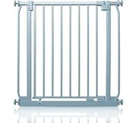 Safetots Cancelletto di Sicurezza Elite, 71cm - 80cm, Grigio Opaco, Cancelletto di Sicurezza a Pressione per Scale, Cancelletto per Bambini per Porte, Barriera di Sicurezza, Installazione Facile