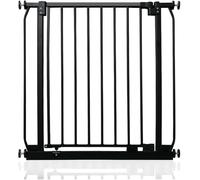 Safetots Elite Cancellino di Sicurezza, 71cm - 80cm, Nero Opaco, Cancelletto di Sicurezza a Pressione per Scale, Cancelletto per Bambini per Porte, Barriera di Sicurezza, Installazione Facile