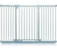 Safetots Cancelletto di Sicurezza Elite Extra Alto, 152cm - 161cm, Grigio Opaco, Extra Alto con 96.8cm di Altezza, Cancelletto di Sicurezza a Pressione per Scale, Barriera di Sicurezza
