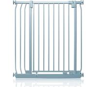 Safetots Cancelletto di Sicurezza Elite Extra Alto, 80cm - 89cm, Grigio Opaco, Extra Alto con 96.8cm di Altezza, Cancelletto di Sicurezza a Pressione per Scale, Barriera di Sicurezza
