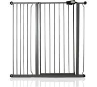 Safetots Cancelletto di Sicurezza Extra Alto in Metallo con Chiusura a Pressione, 107,4cm - 115cm, Grigio Ardesia, 104cm di Altezza, Cancelletto per Scale Extra Alto, Cancelletto per Bambini Alto