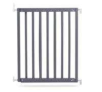 Safetots Cancelletto di Sicurezza Top of Stairs per la Parte Superiore delle Scale, Fissaggio a Vite, in Legno, Grigio, 63,5cm - 105,5cm, Cancelletto di Sicurezza per Bambini