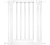Safetots Cancelletto Elegance in Legno, Bianco, 63cm - 71cm, Cancelletto di Sicurezza a Pressione, Barriera di Sicurezza, Installazione Facile
