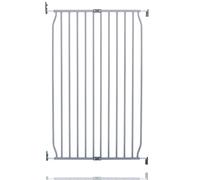 Safetots Cancelletto per bambini extra alto, in metallo, a vite, grigio, 70 cm - 80 cm