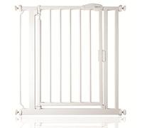 Safetots Cancelletto per Scale a Chiusura Automatica a Pressione, 75 cm - 82 cm, Bianco, Cancelletto a Chiusura Automatica per Bambini, Barriera di Sicurezza per Bambini