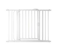 Safetots Cancelletto per Scale a Pressione con Chiusura Automatica, 103,8cm - 110,8cm, Bianco, Cancelletto a Chiusura Automatica per Bambini, Barriera di Sicurezza per Bambini