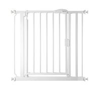 Safetots Cancelletto per Scale a Pressione con Chiusura Automatica, 82,2cm - 89,2cm, Bianco, Cancelletto a Chiusura Automatica per Bambini, Barriera di Sicurezza per Bambini