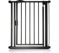 Safetots Cancelletto per Scale a Chiusura Automatica a Pressione, Stretto, 68.5 cm - 75 cm, Nero opaco, Cancelletto a Chiusura Automatica per Bambini, Barriera di Sicurezza per Bambini