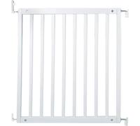 Safetots Cancelletto Simply Secure in Legno, 72cm - 79cm, Bianco, Cancelletto per Scale in Legno, Cancelletto per Bambini con Montaggio a Vite, Barriera di Sicurezza Elegante e Pratica
