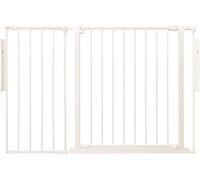 Safetots Divisorio Premium Multipannello, Fino a 115cm di Larghezza, Bianco, 70cm di Altezza, Barriera Divisoria Multipannello Versatile, Divisorio per Stanze per Bambini e Neonati con Cancelletto
